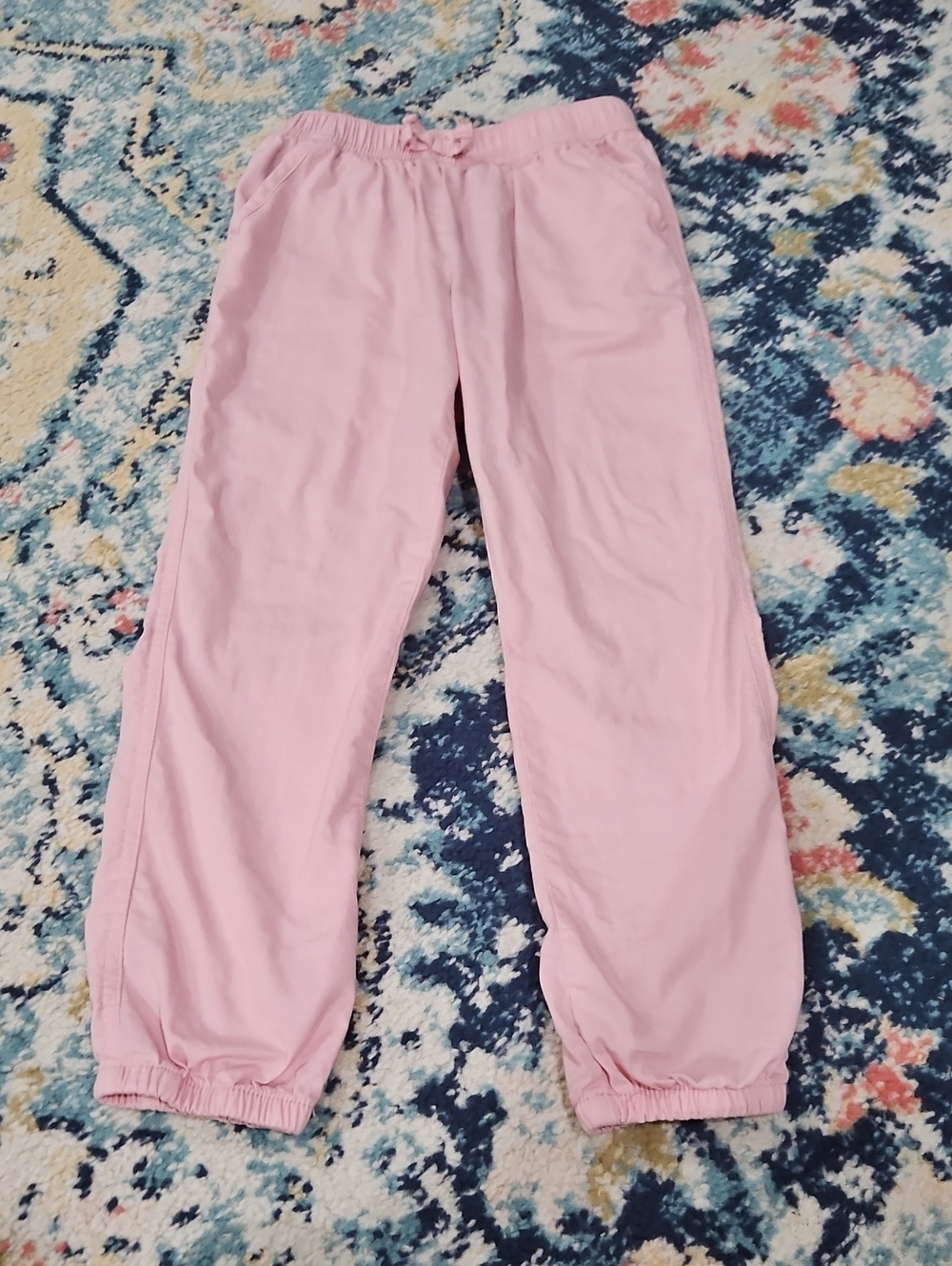 Childrens Place Light Pink Elastic-Waist Joggers for Kids